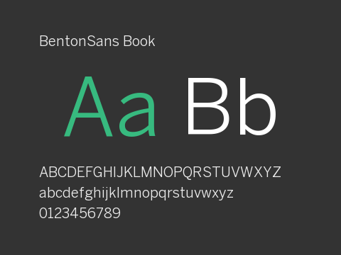 BentonSans Book