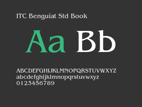 ITC Benguiat Std Book