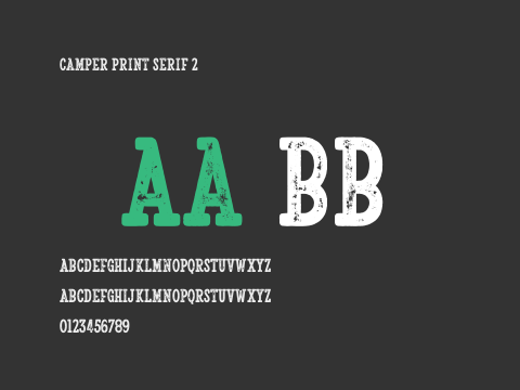 Camper Print Serif 2