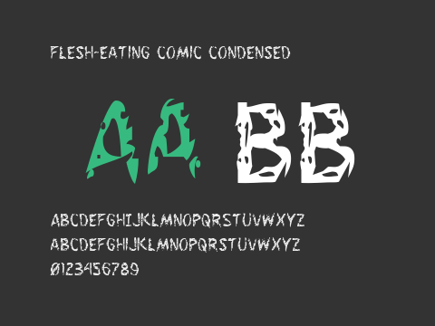 Flesh-Eating Comic Condensed