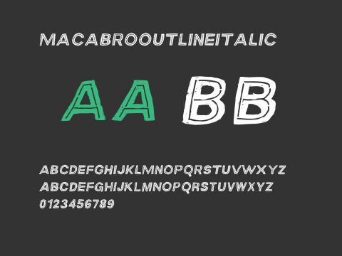 MACABROOUTLINEITALIC