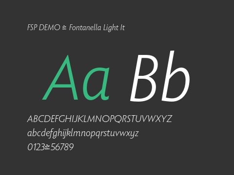 FSP DEMO - Fontanella Light It