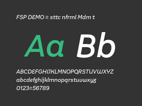 FSP DEMO - sttc nfrml Mdm t