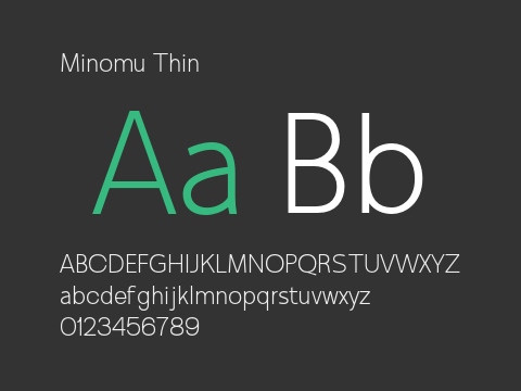 Minomu Thin