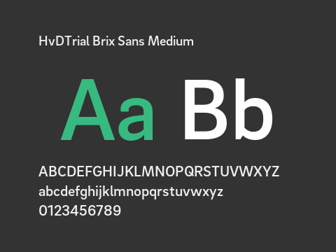 HvDTrial Brix Sans Medium