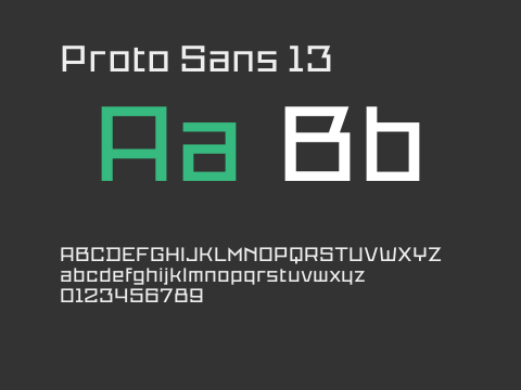 Proto Sans 13