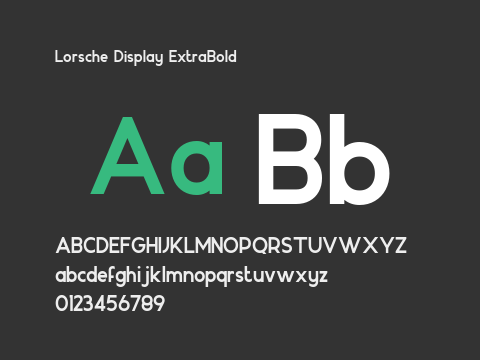 Lorsche Display ExtraBold