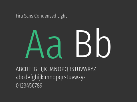 Fira Sans Condensed Light