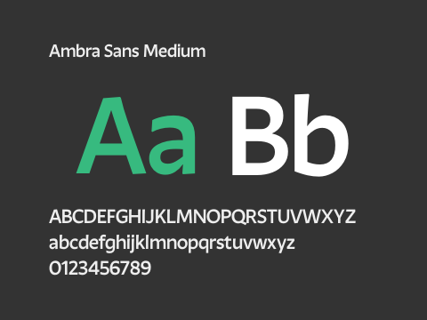 Ambra Sans Medium