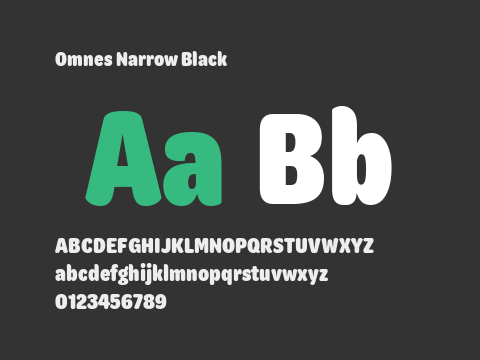 Omnes Narrow Black