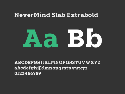 NeverMind Slab Extrabold