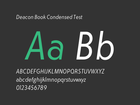 Deacon Book Condensed Test