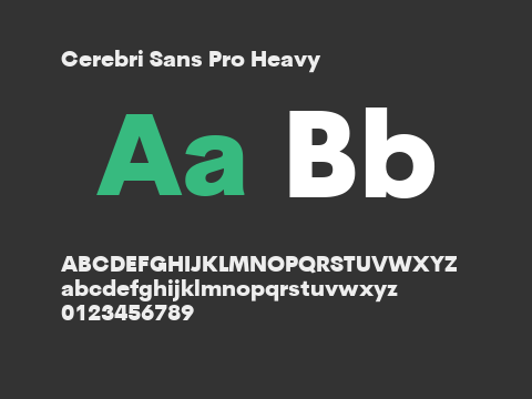 Cerebri Sans Pro Heavy