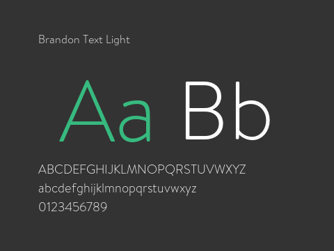 Brandon Text Light