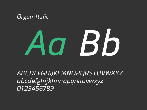 Orgon-Italic