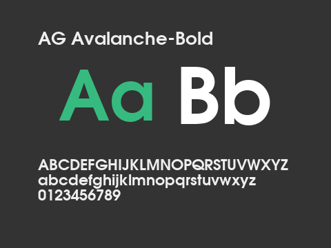 AG Avalanche-Bold