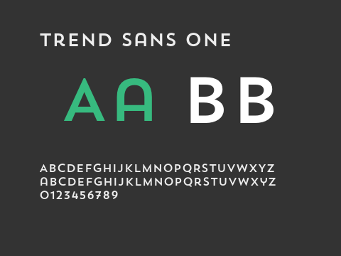 Trend Sans One