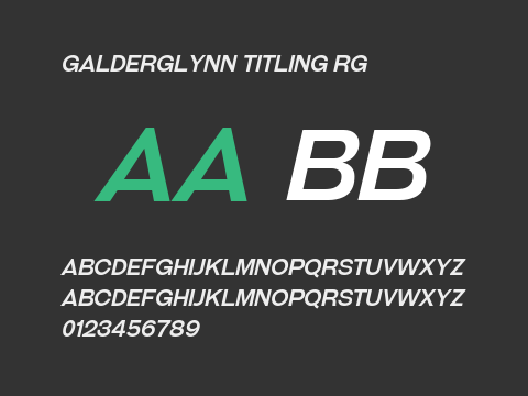 Galderglynn Titling Rg