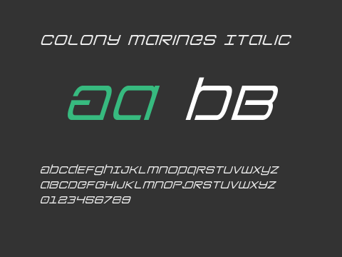 Colony Marines Italic