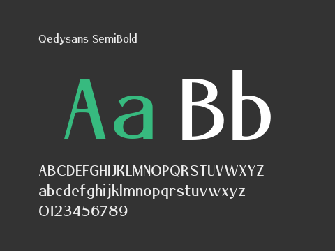 Qedysans SemiBold