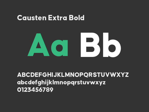 Causten Extra Bold