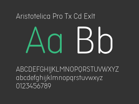 Aristotelica Pro Tx Cd Exlt