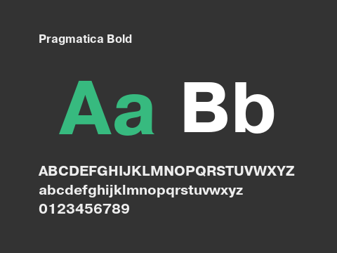 Pragmatica Bold