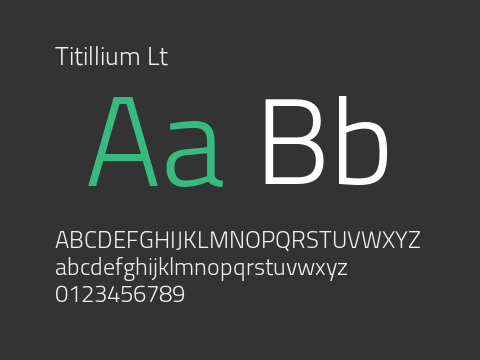 Titillium Lt