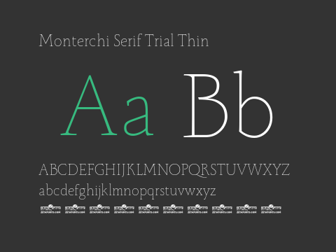 Monterchi Serif Trial Thin