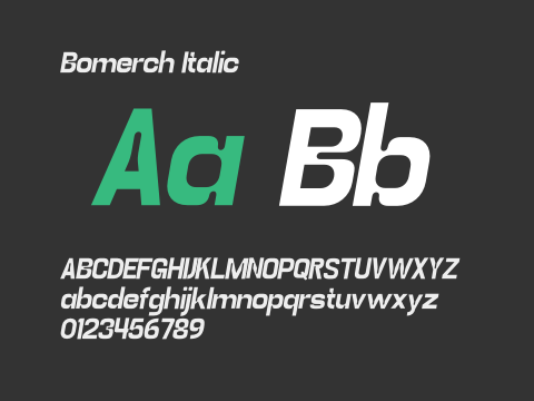 Bomerch Italic