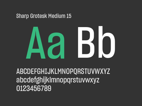 Sharp Grotesk Medium 15