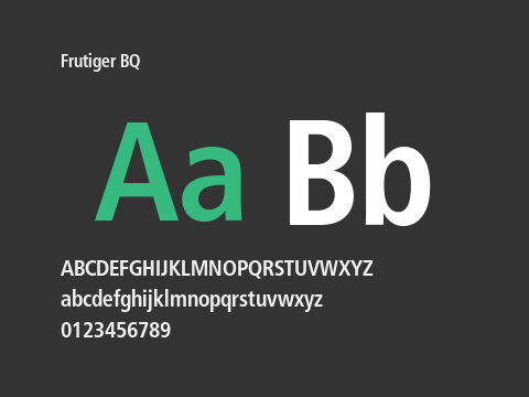 Frutiger BQ