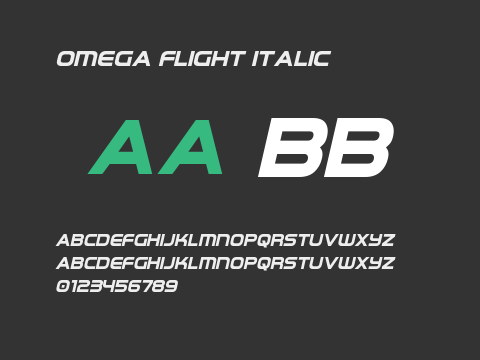 Omega Flight Italic