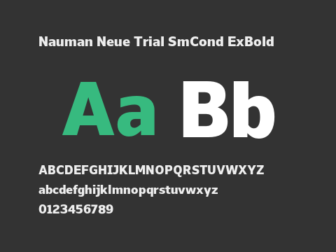 Nauman Neue Trial SmCond ExBold