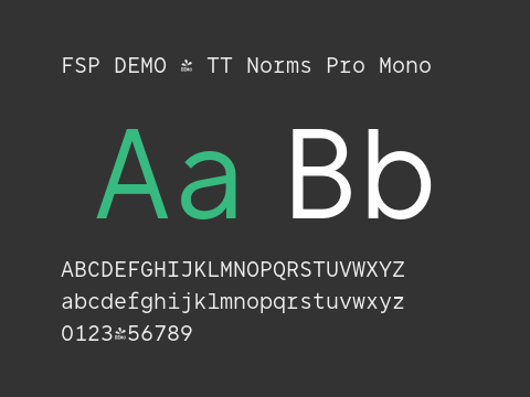 FSP DEMO - TT Norms Pro Mono