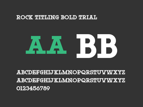 Rock Titling Bold Trial