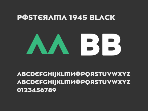 Posterama 1945 Black