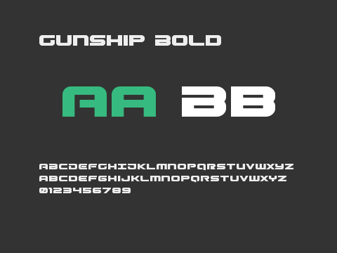 Gunship Bold