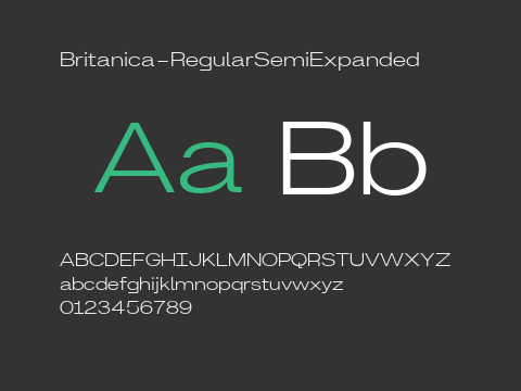 Britanica-RegularSemiExpanded