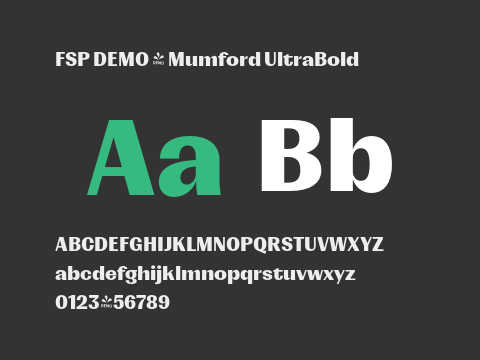 FSP DEMO - Mumford UltraBold