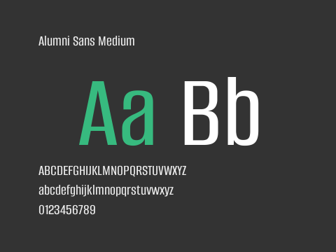 Alumni Sans Medium