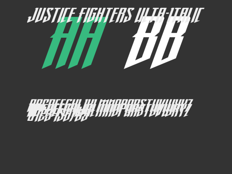 Justice Fighters Ulta-Italic