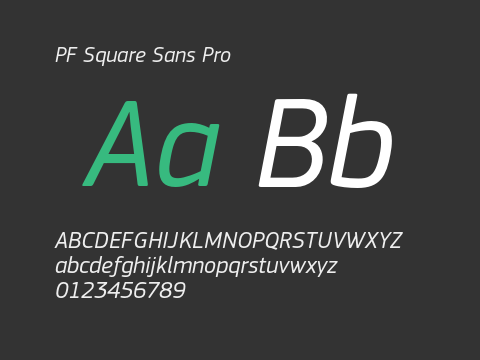 PF Square Sans Pro