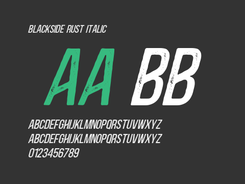 Blackside Rust Italic