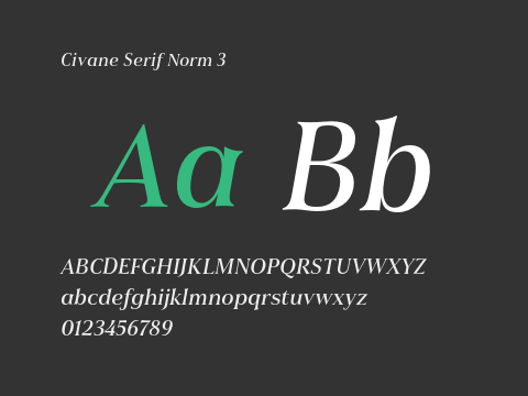 Civane Serif Norm 3