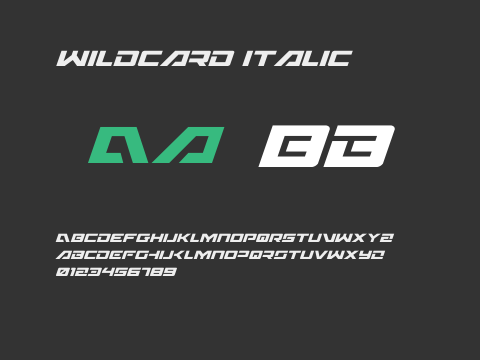 Wildcard Italic