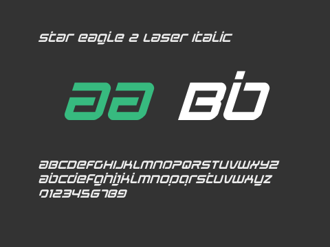 Star Eagle 2 Laser Italic