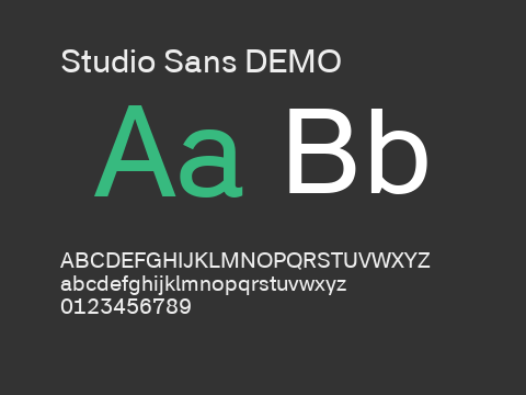 Studio Sans DEMO