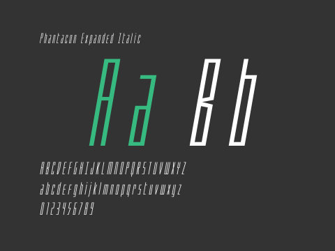 Phantacon Expanded Italic