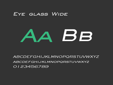 Eye glass Wide